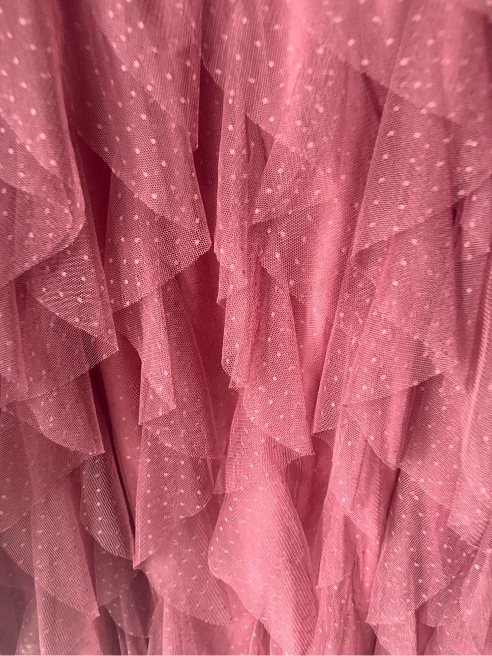 NWT Gigio Women’s Layered Tulle Skirt with Dot Texture. Available in XL, 1X, 2X. - Picture 3 of 5